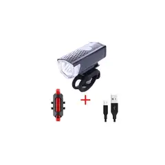 GENERICO - Luz Linterna Led Bicicleta Luz Delantera Y Trasera Roja Recargables