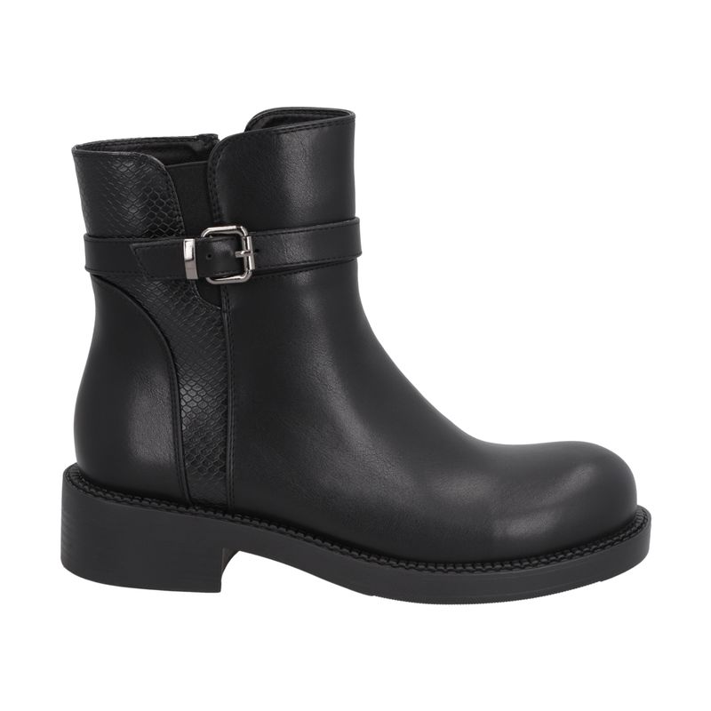 POLICE - Botin Mujer Negro Bucke Police