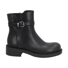 POLICE - Botin Casual Mujer Negro Bucke