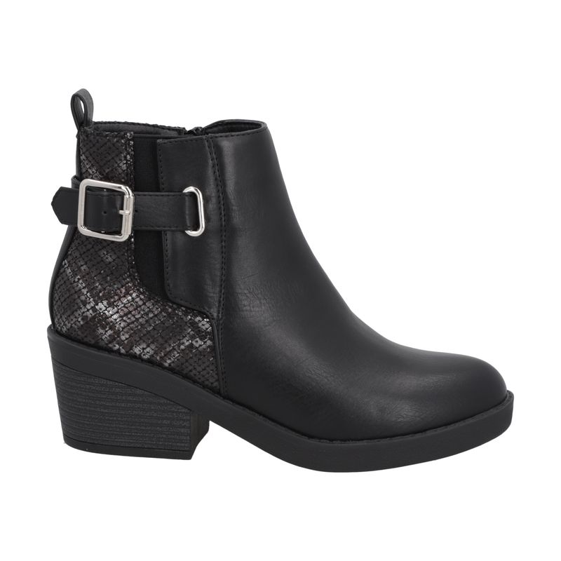 POLICE - Botin Mujer Negro Harper Police