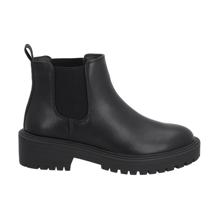 Botin Casual Mujer Negro Plataforma Storm