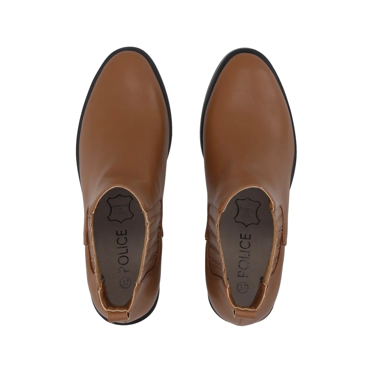 POLICE - Botin Casual Mujer Café Aura Police