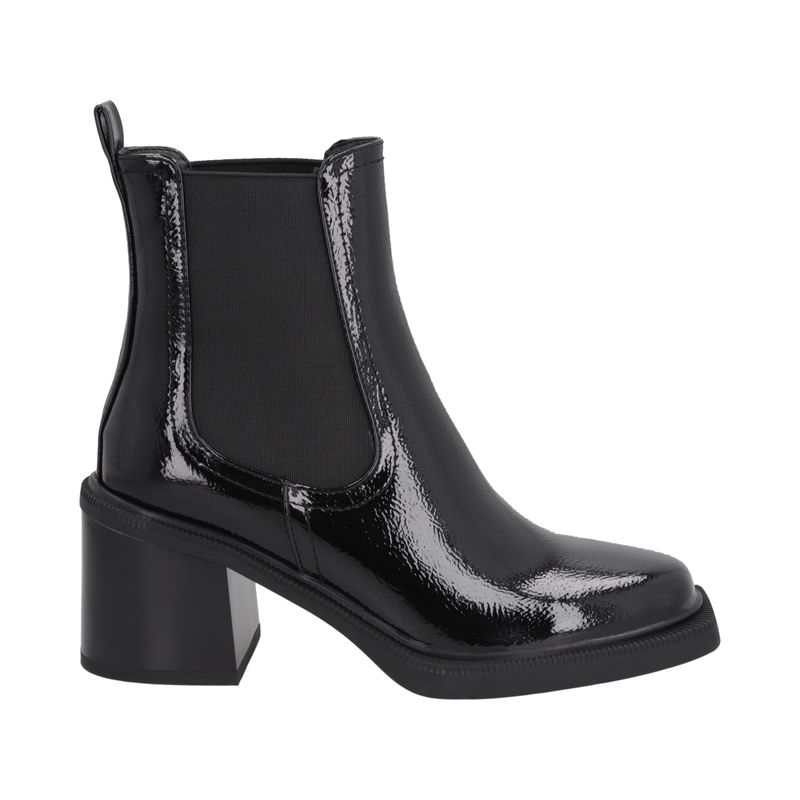 POLICE - Botin Mujer Negro Gloss Police