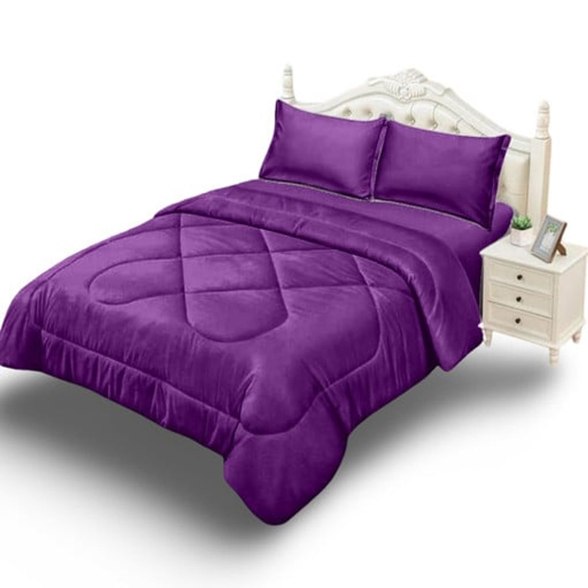 GENERICO - COBERTOR INVIERNO CON CHIPORRO SUPER KING 250 X 270 cm G03