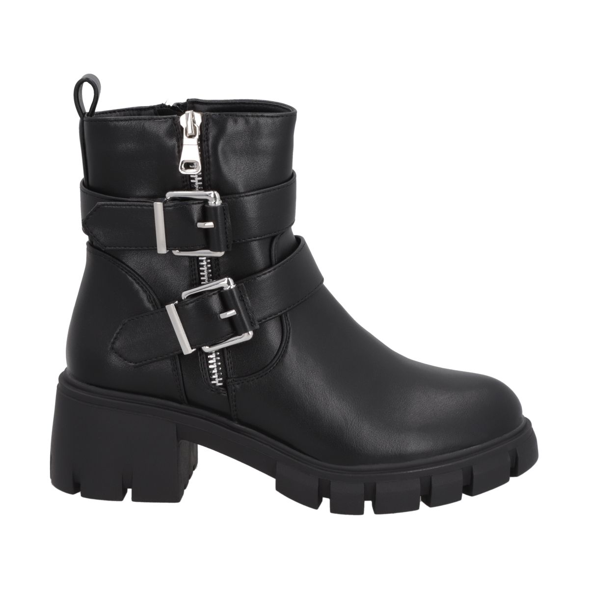 POLICE - Botin Mujer Negro Plataforma Rebecca Police