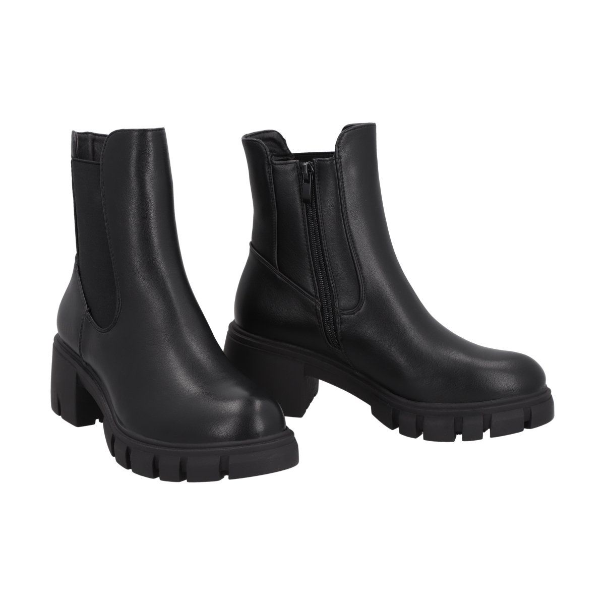 POLICE - Botin Mujer Negro Plataforma Street Police