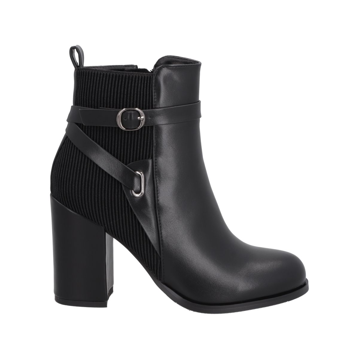 POLICE - Botin Mujer Negro Taco Alto Serena Police