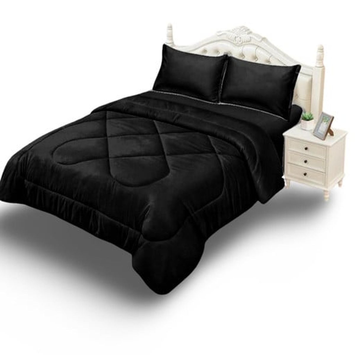 GENERICO - COBERTOR INVIERNO CON CHIPORRO KING 250 X 270 cm G02