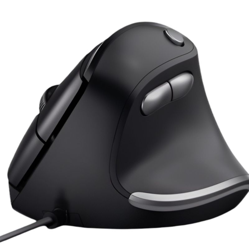 TRUST - Mouse Vertical Trust Bayo Ergonomico con Cable USB 4200 DPI