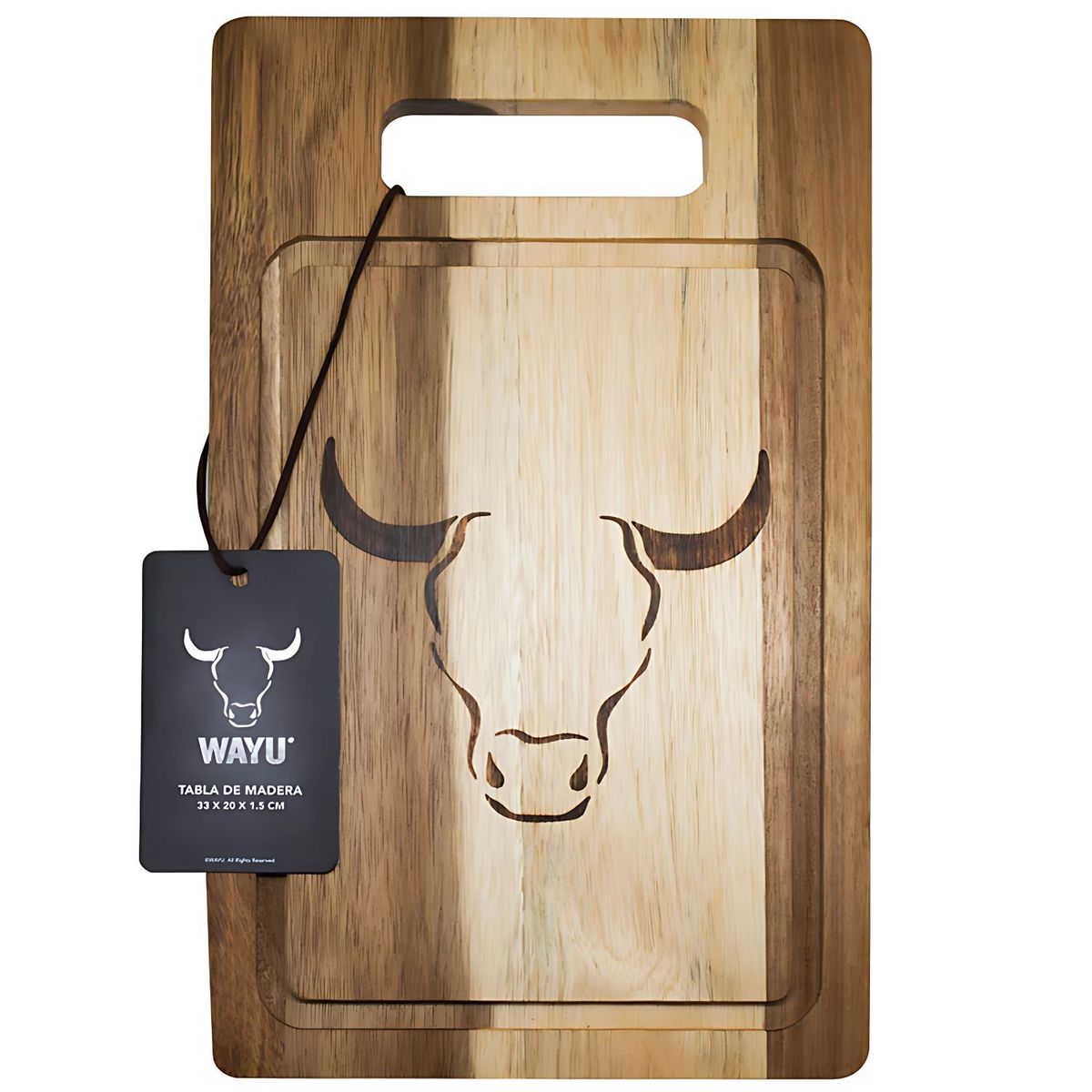 WAYU - Tabla De Cortar 33x20cms Acacia Wayu - SC