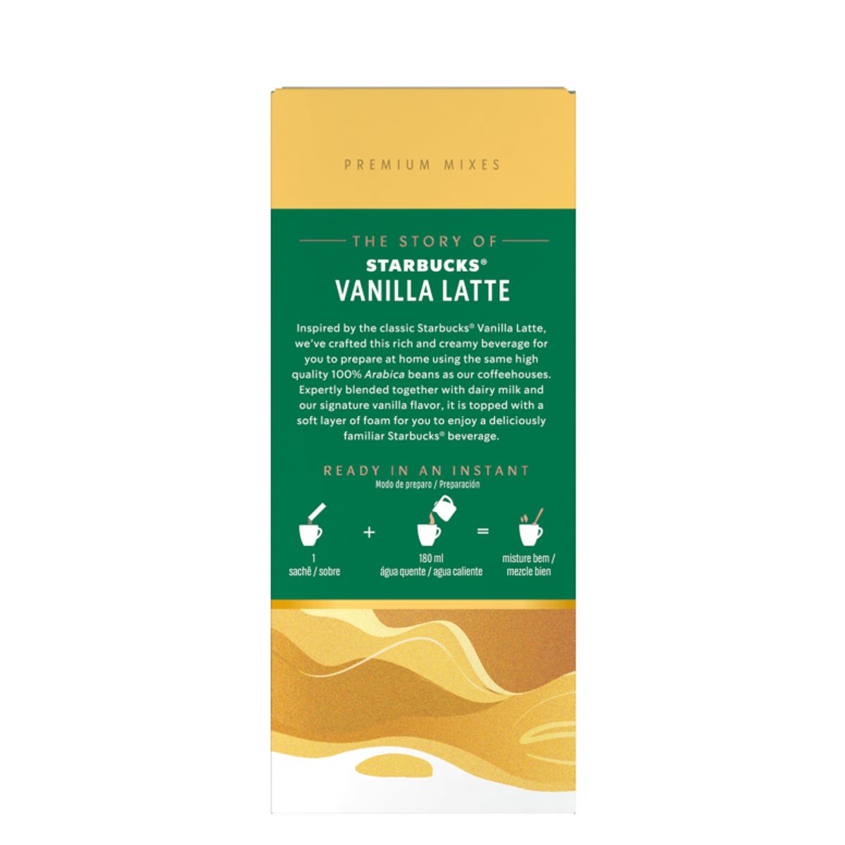 STARBUCKS - Café Starbucks Vainilla Latte X3 Cajas 12x23 Gr