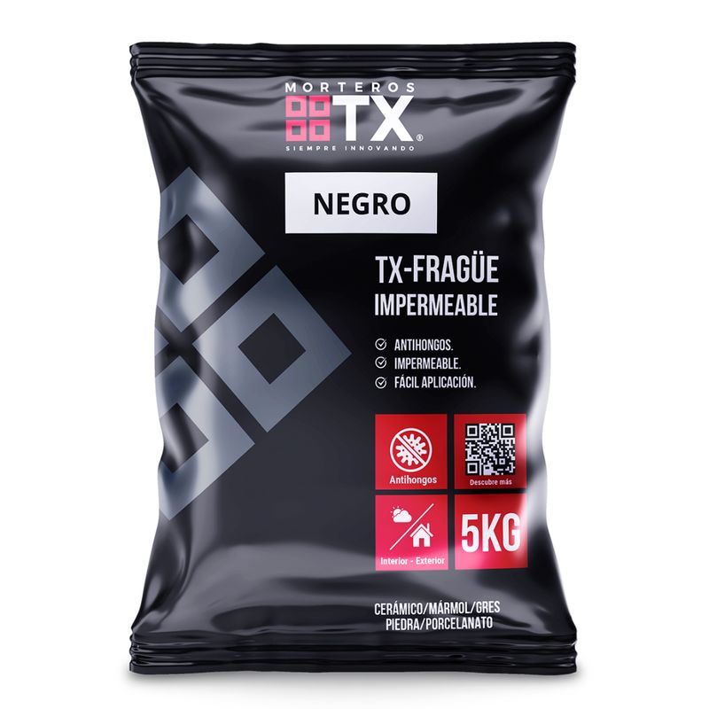 TX - Fragüe Impermeable Negro TX 5 kg
