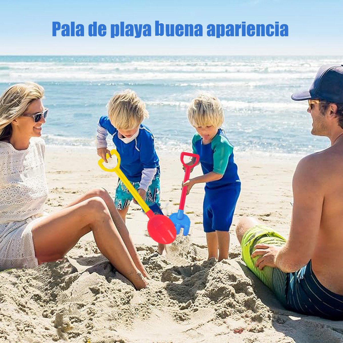GENERICO - 4pcs Juguetes Pala De Playa Para Niños Jardín Vacaciones