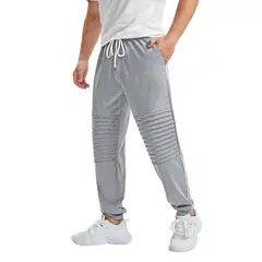 EDWINAYY - Pantalón Buzo Joggers Casuales Rayas Cargo De Homber