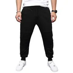 EDWINAYY - Pantalón Buzo Joggers Casuales Rayas Cargo De Homber