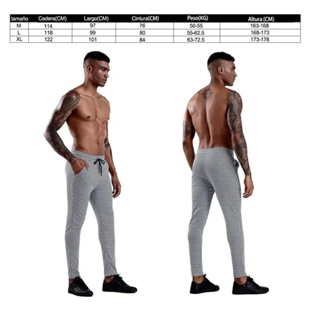 EDWINAYY - Joggers Pantalón Cargo Adulto Hombre Urbano Pantalón Cuadros