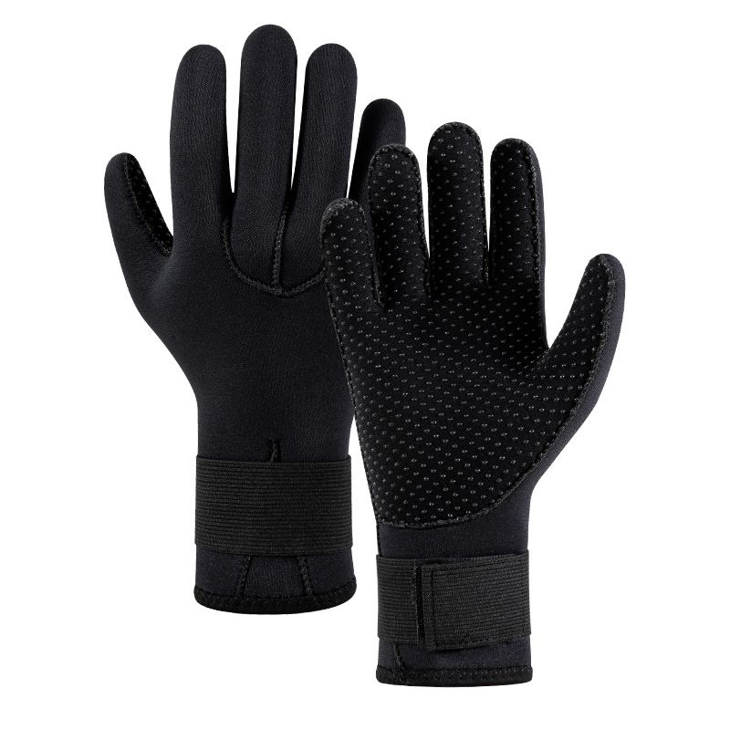 EDWINAYY - Guantes Neopreno 5mm Buceo Calidos Resitentes Ajustables