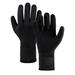 EDWINAYY - Guantes Neopreno 5mm Buceo Calidos Resitentes Ajustables