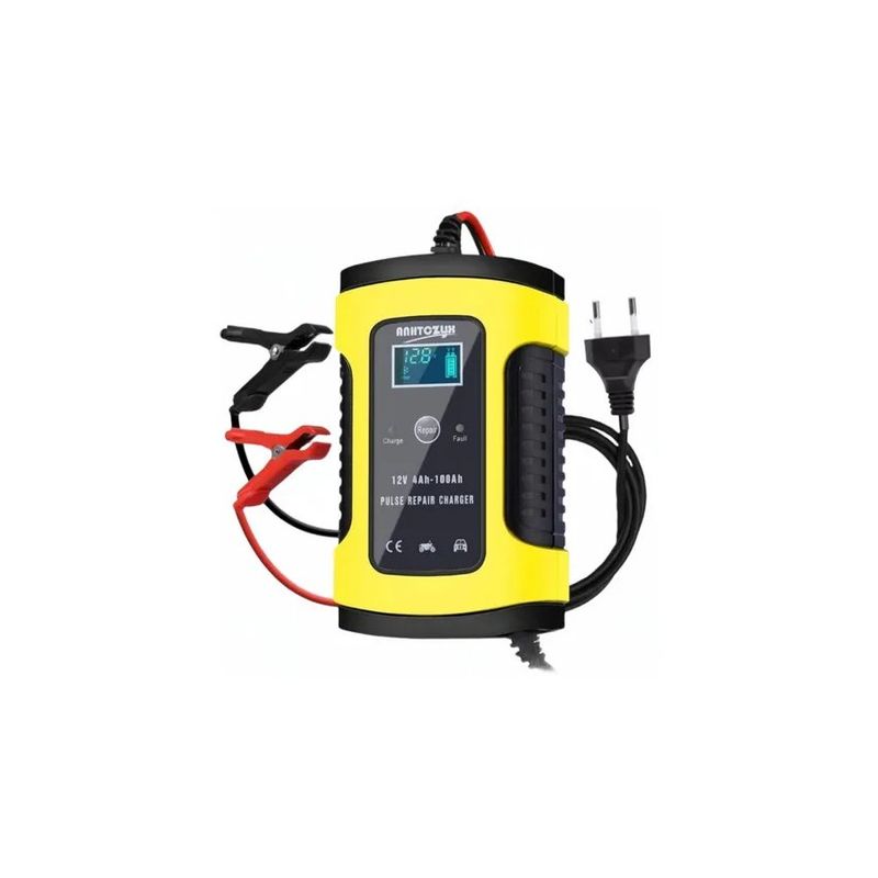 MICRO - Cargador batería 12v automóvil moto inteligente carga rápida