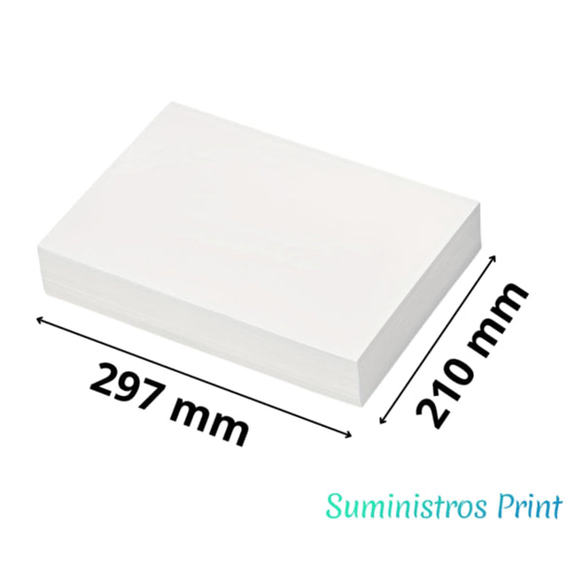 LOGIC - Papel Fotográfico Magnético A4 Brillante 650 g X 5 Hojas