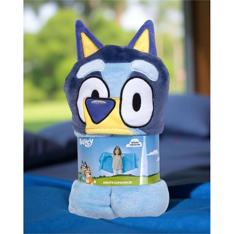 GENERICO - Manta Frazada infantil Capucha 3D