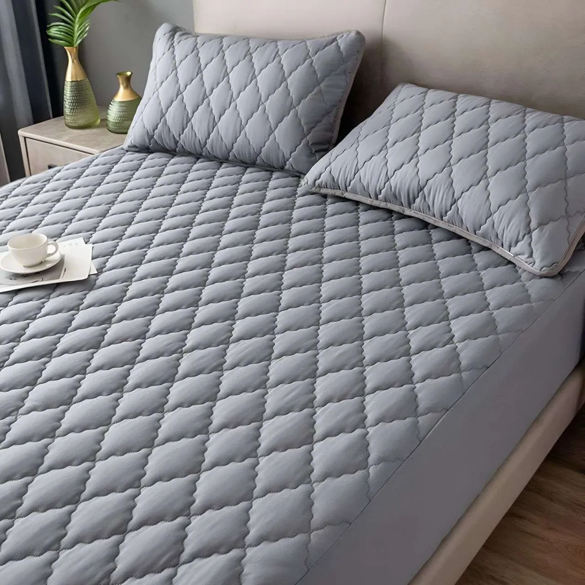 GENERICO - Protector Cubre colchón impermeable 2 plazas