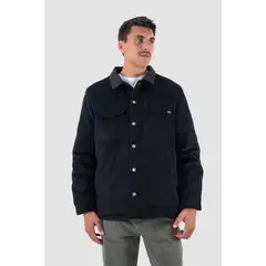 KAYA UNITE - Chaqueta Hombre Lascar Cotelé Negro