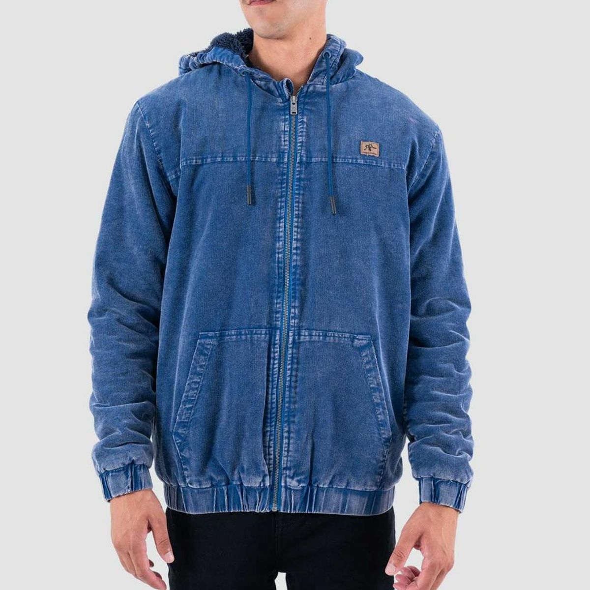 KAYA UNITE - Chaqueta Hombre Corduroy Full Zip Azul