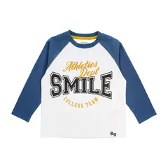 BUBBLE GUMMERS - Poleras Manga Larga Niño Bubblegummers Fez Blanco