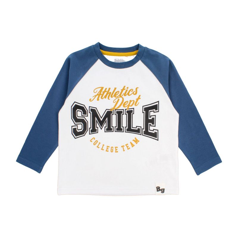 BUBBLE GUMMERS - Poleras Manga Larga Niño Bubblegummers Fez Blanco