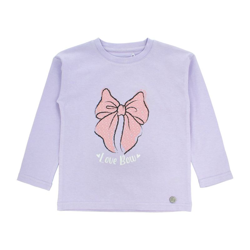 BUBBLE GUMMERS - Poleras Manga Larga Niña Bubblegummers Guinea Lila