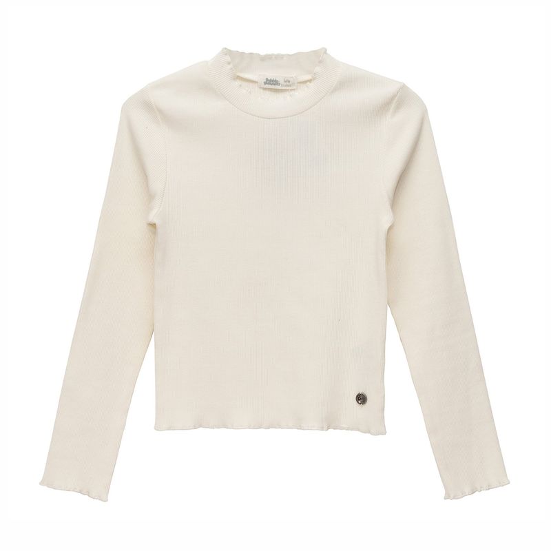 BUBBLE GUMMERS - Poleras Manga Larga Niña Bubblegummers Sierra Crema Teens