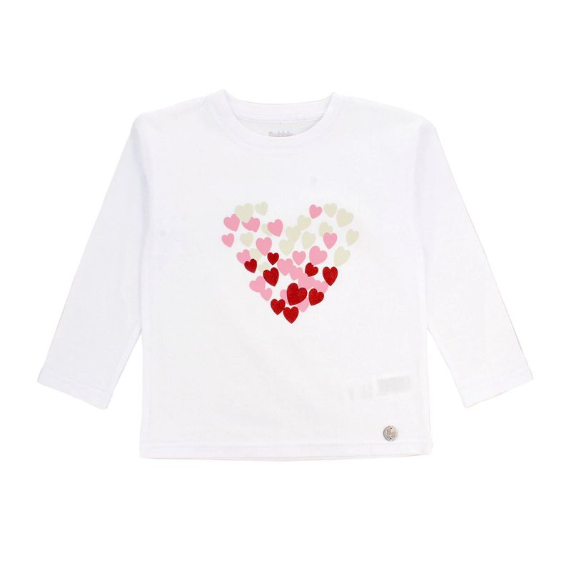 BUBBLE GUMMERS - Poleras Manga Larga Niña Bubblegummers Guinea Blanco