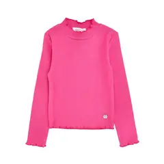 BUBBLE GUMMERS - Poleras Manga Larga Niña Bubblegummers Sierra Fucsia Teens