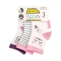 BUBBLE GUMMERS - Calcetín Niña Bubblegummers Cute Lila
