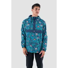 KAYA UNITE - Chaqueta Cortaviento Hombre Anorak 50005000 Yedra Teal
