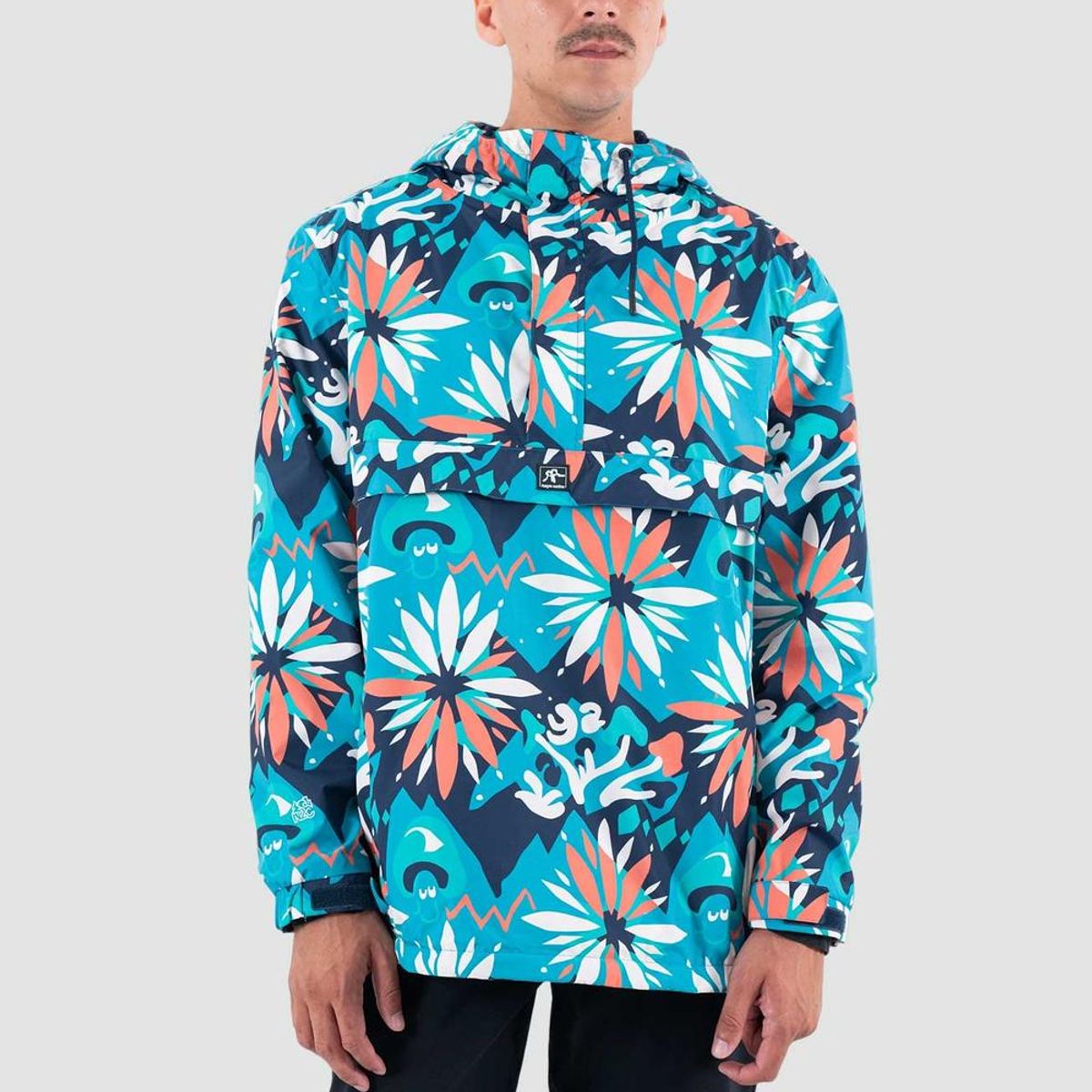 KAYA UNITE - Chaqueta Cortaviento Hombre Anorak 5000 5000 Cosmo Teal