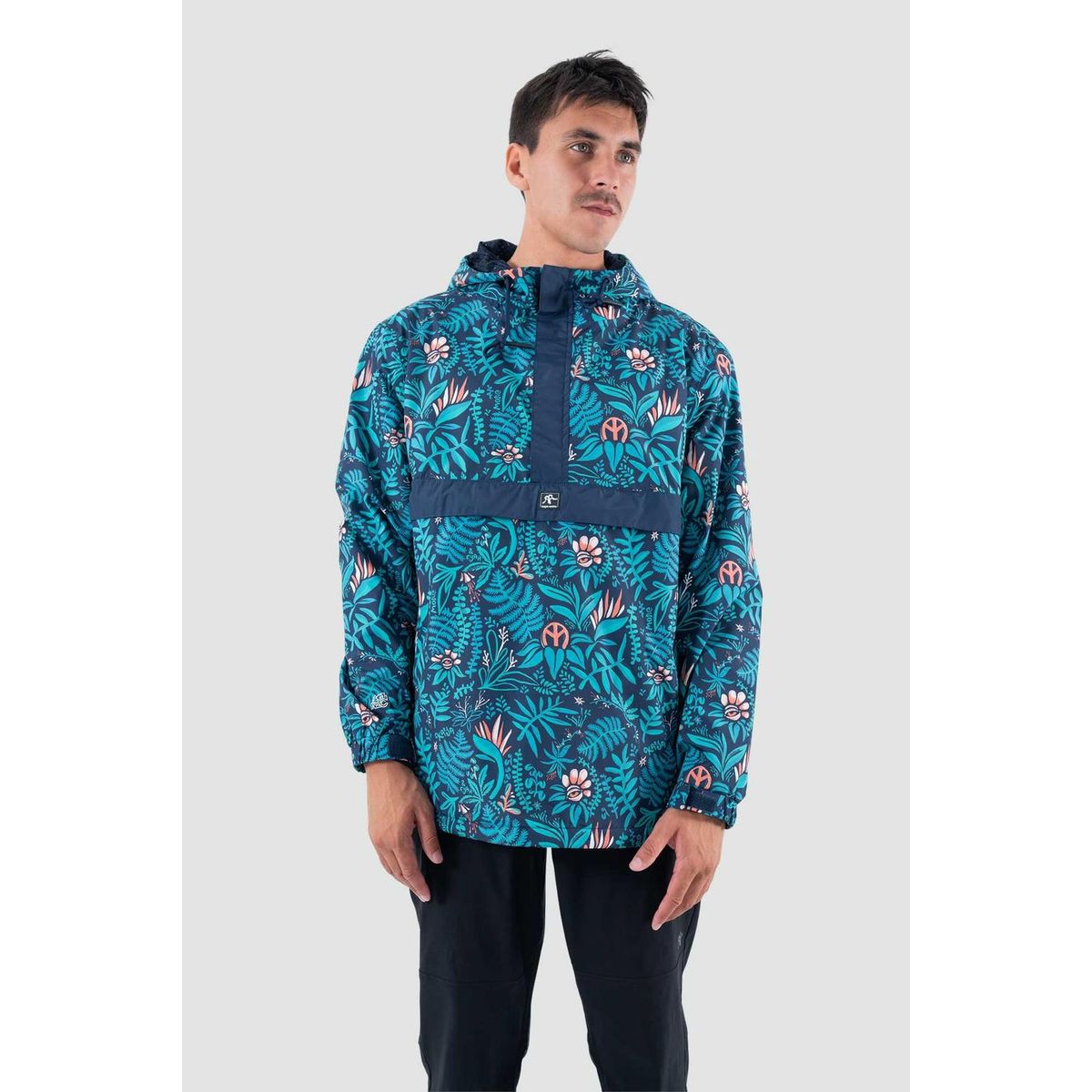 KAYA UNITE - Chaqueta Cortaviento Hombre Anorak 5000 5000 Yedra Teal