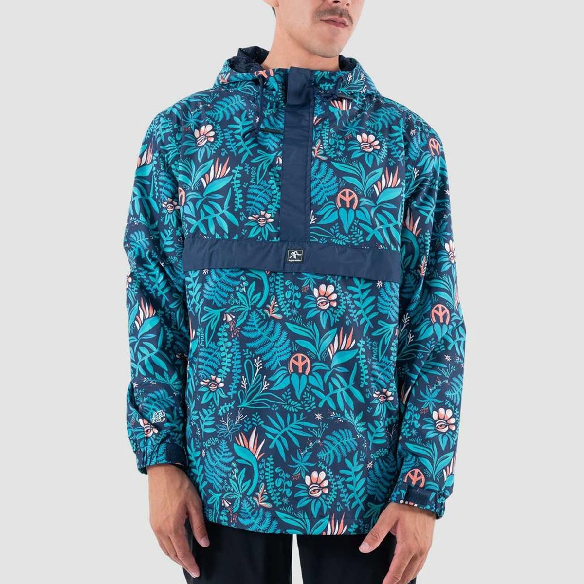 KAYA UNITE - Chaqueta Cortaviento Hombre Anorak 5000 5000 Yedra Teal