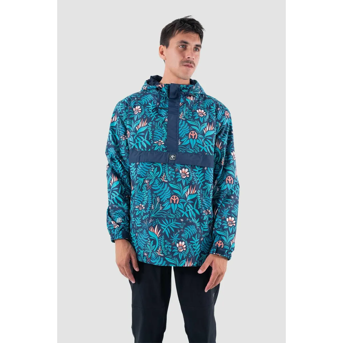 KAYA UNITE - Chaqueta Cortaviento Hombre Anorak 5000 5000 Yedra Teal