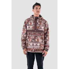 KAYA UNITE - Chaqueta Cortaviento Hombre Anorak 5000 5000 Tribu Terracota