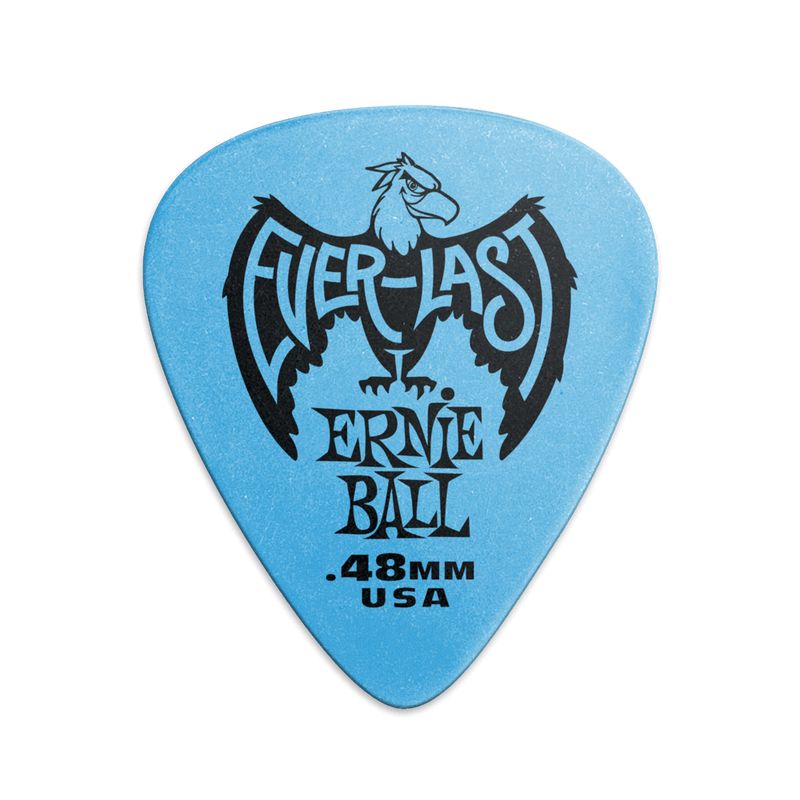 ERNIE BALL - Uñetas Everlast Picks 0.48 mm Blue 12-pack