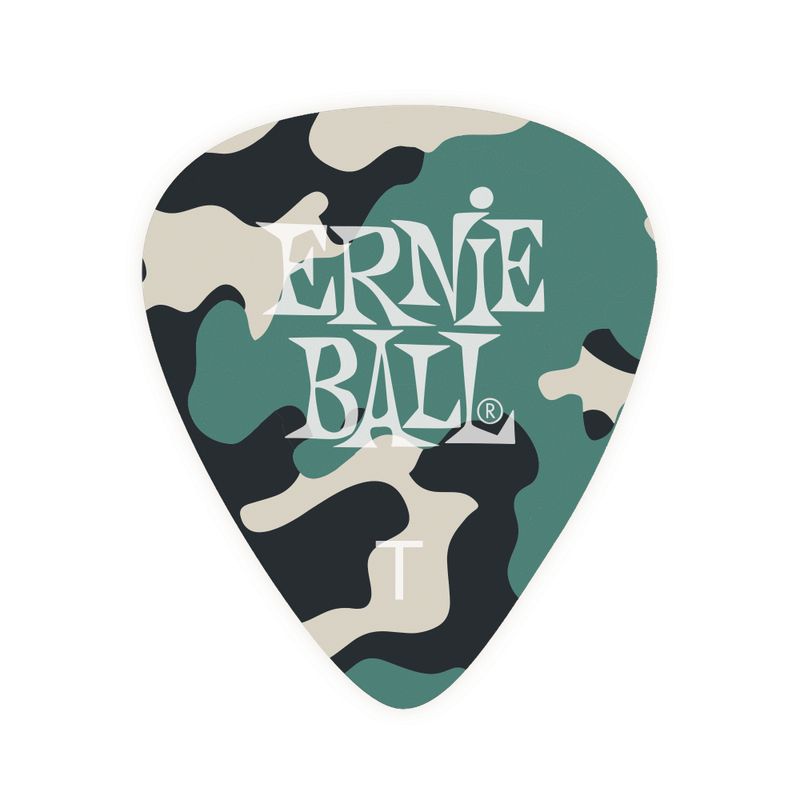 ERNIE BALL - Uñetas Camouflage Cellulose Thin 12-pack