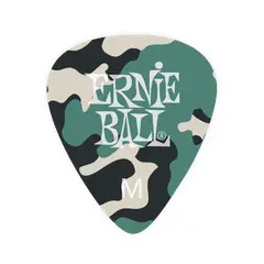 ERNIE BALL - Uñetas Camouflage Cellulose Medium 12-pack