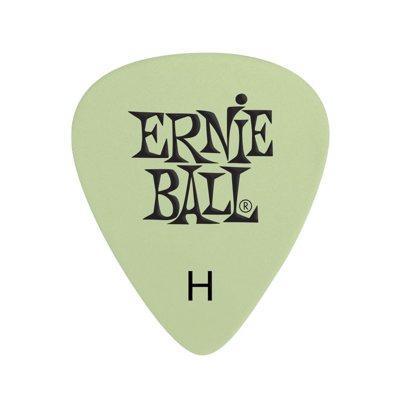 ERNIE BALL - Uñetas Super Glow Cellulose Heavy 12-pack