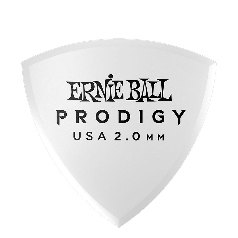 ERNIE BALL - 2.0 mm White Shield Prodigy Picks 6-pack