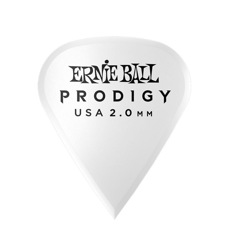 ERNIE BALL - 2.0 mm White Sharp Prodigy Picks 6-pack