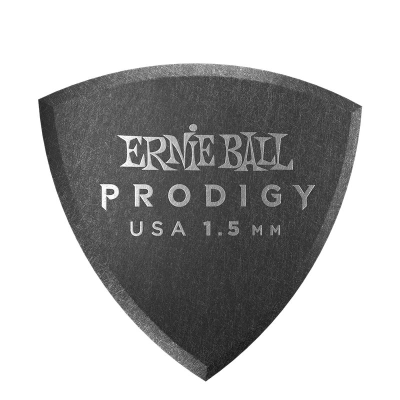 ERNIE BALL - 1.5 mm Black Shield Prodigy Picks 6-pack