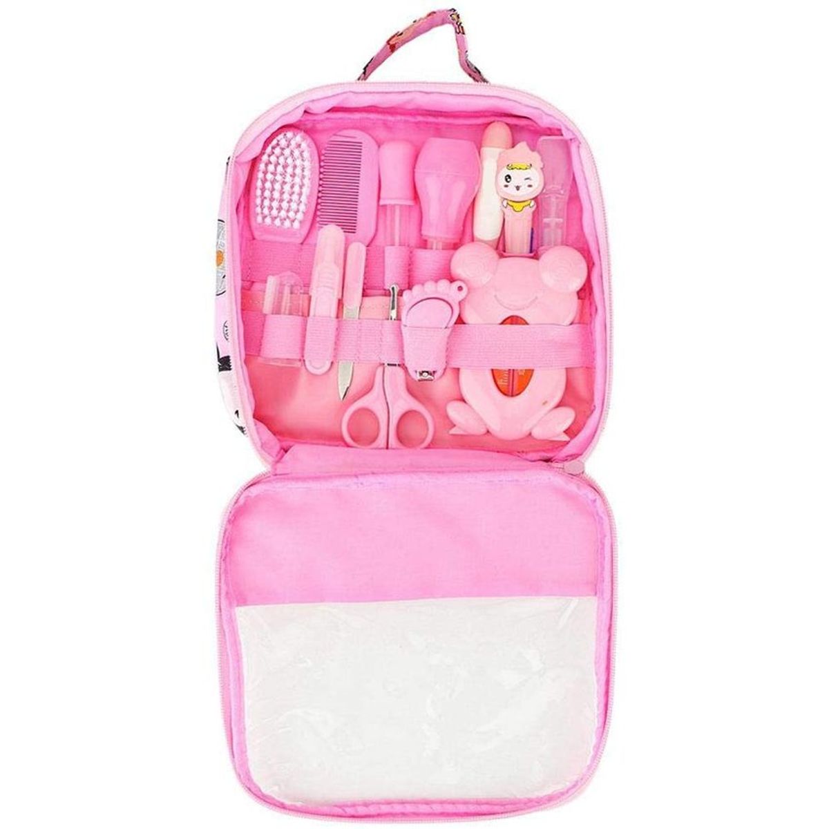 PUREPOWER - Kit de 13 unidades de cuidado de bebé cortauñas tijeras peineta termómetro.