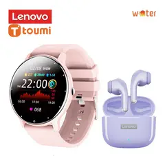 LENOVO - LP40 Pro DE Tws-Morado y Toumi Fit 2 watch Reloj inteligente